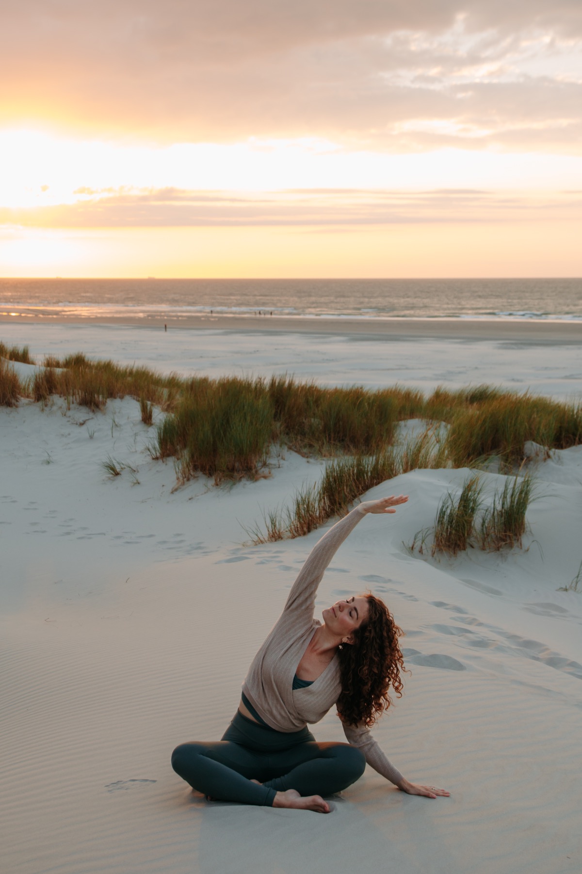 Yoginini in beweging